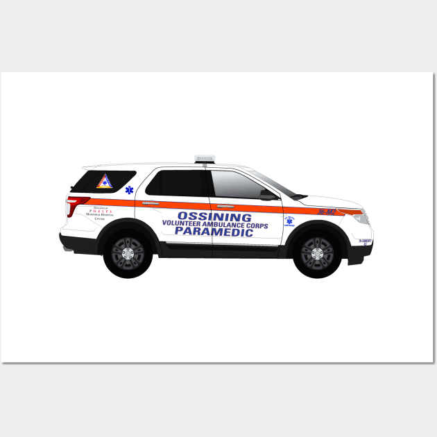 Ossining paramedic fly car Wall Art by BassFishin